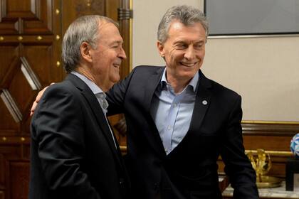 Mauricio Macri y el gobernador cordobés, Juan Schiaretti