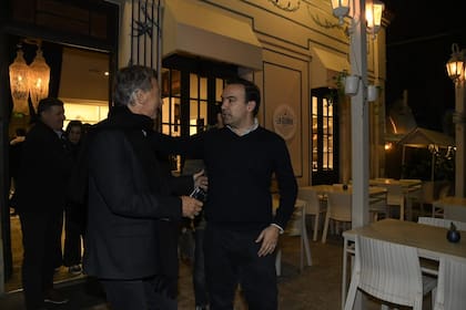 Mauricio Macri y Francisco Quintana en Mendoza, en mayo pasado