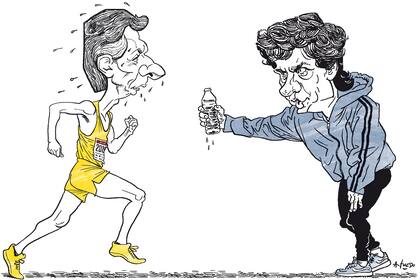 Mauricio Macri y Hernán Lacunza