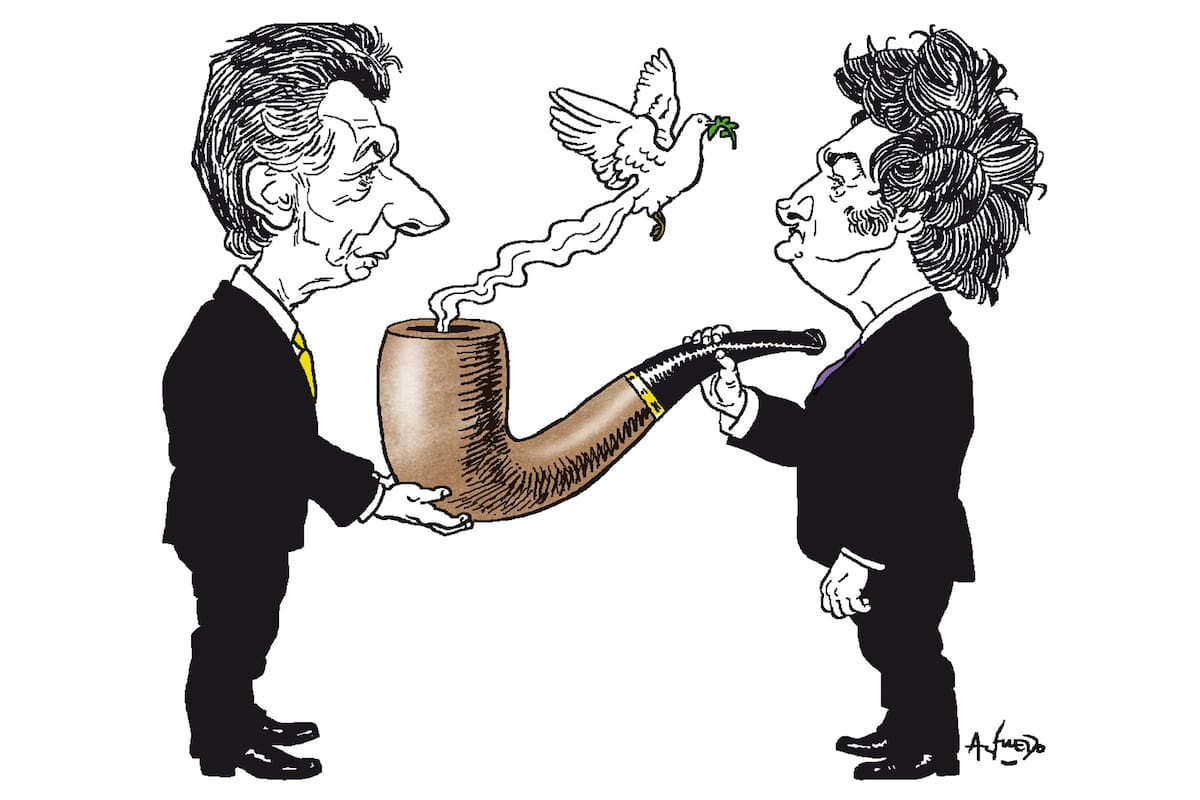 Mauricio Macri y Javier Milei