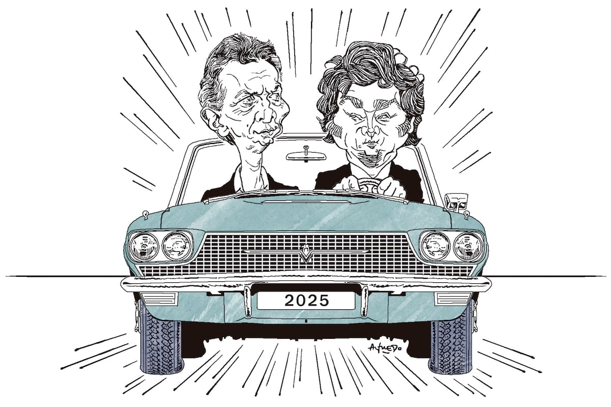 Mauricio Macri y Javier Milei