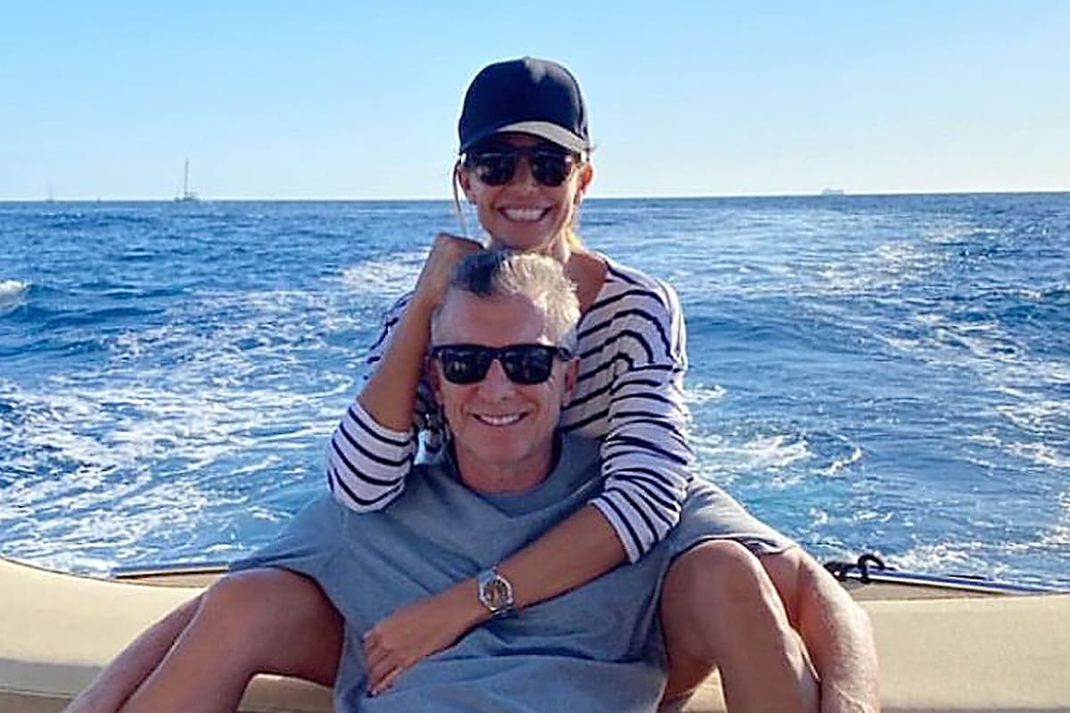 Mauricio Macri y Juliana Awada, en el Sur