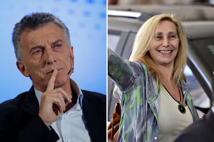 Mauricio Macri y Karina Milei