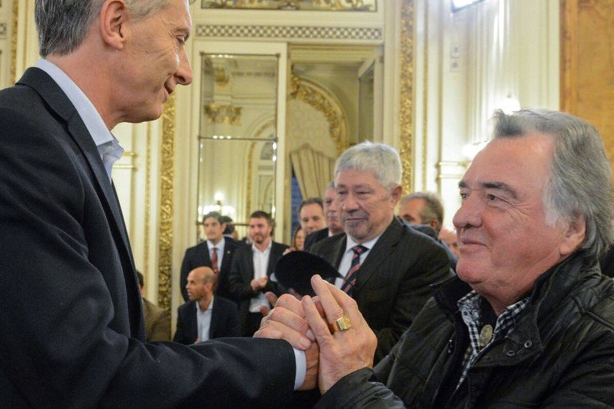 Mauricio Macri y Luis Barrionuevo