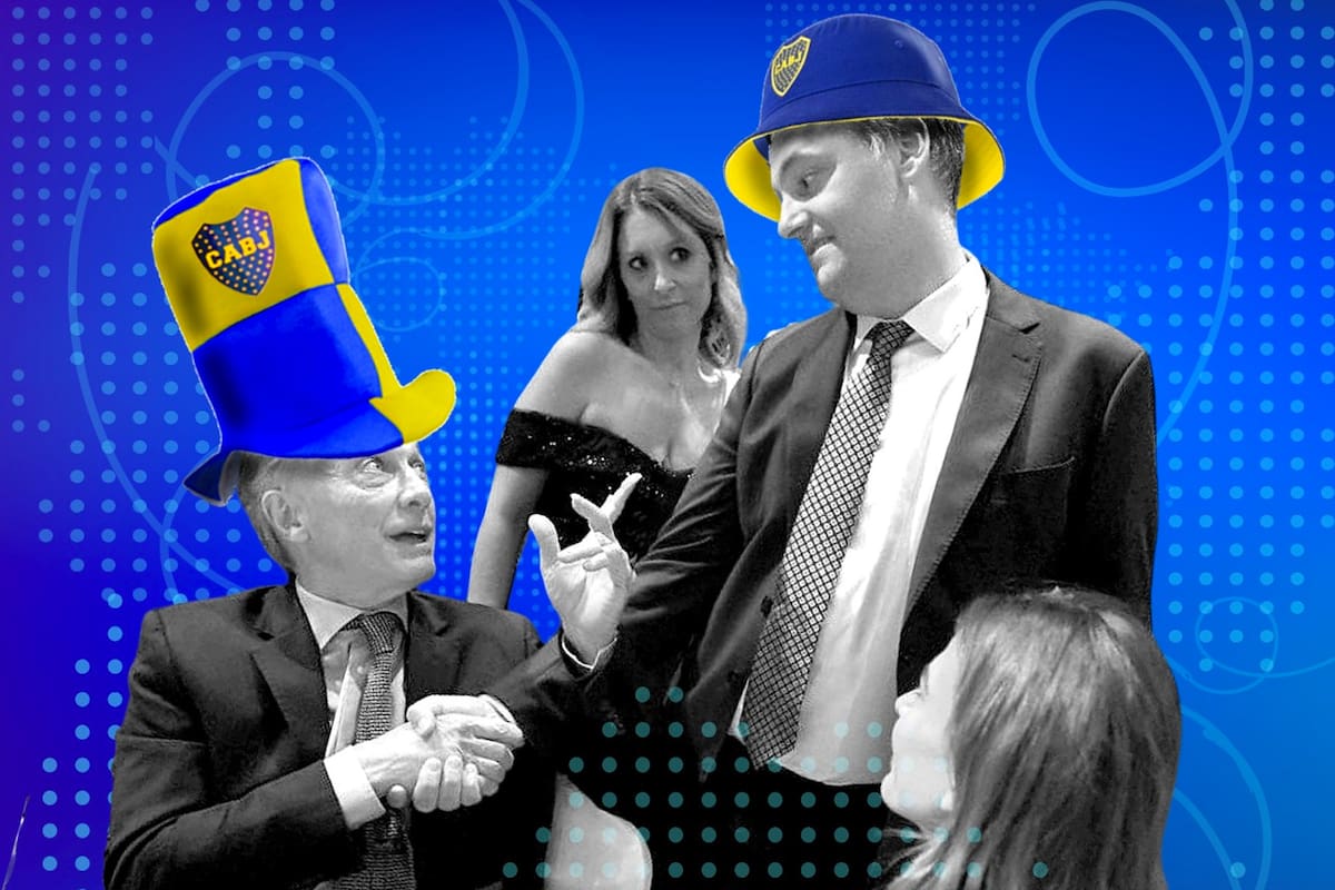 Mauricio Macri y Manuel Adorni