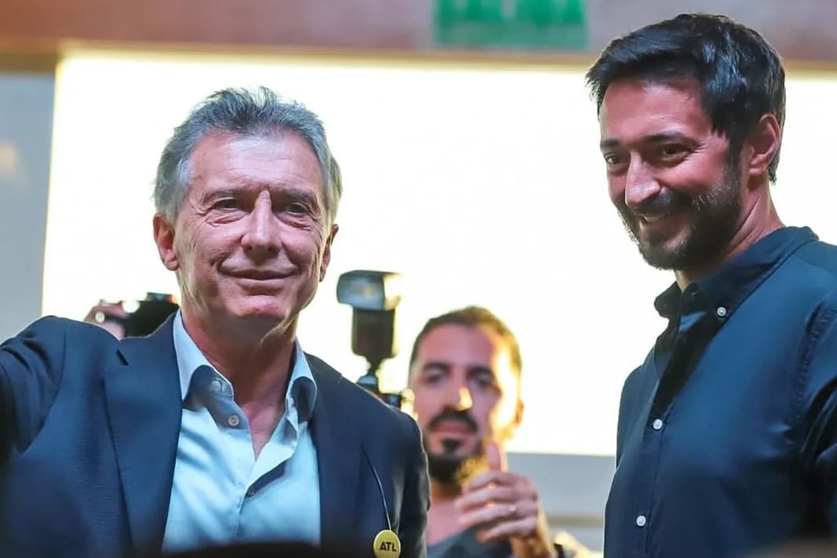 Mauricio Macri y Martín Yeza