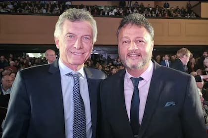 Mauricio Macri y Omar Yasin, un abogado laboralista de Pro que asumirá como secretario de Trabajo de Milei