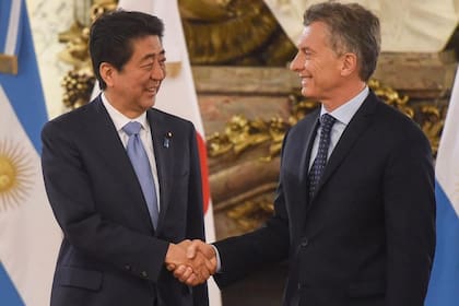 Mauricio Macri y Shinzo Abe