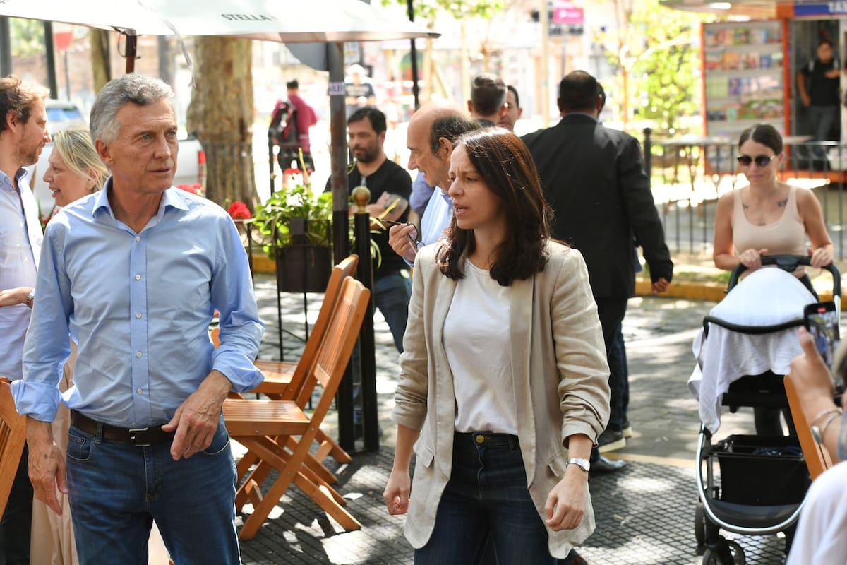Mauricio Macri y Soledad Martínez, intendenta de Vicente López y vicetitular de Pro