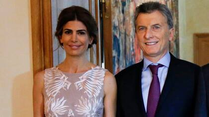 Mauricio Macri y su esposa Juliana Awada durante su visita a Bruselas, Bélgica