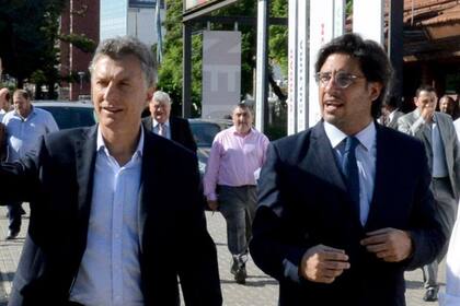 Mauricio Macri y su exministro de Justicia, Germán Garavano, dos de los exfuncionarios cuyas críticas fueron relevadas en el informe de la Dajudeco