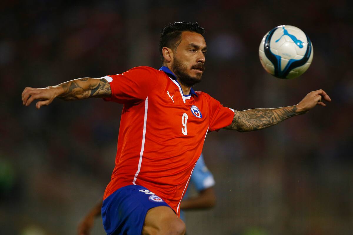 Mauricio Pinilla, en su época de plenitud con la selección de Chile