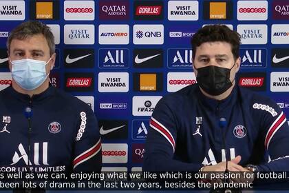 Mauricio Pochettino, en conferencia de prensa