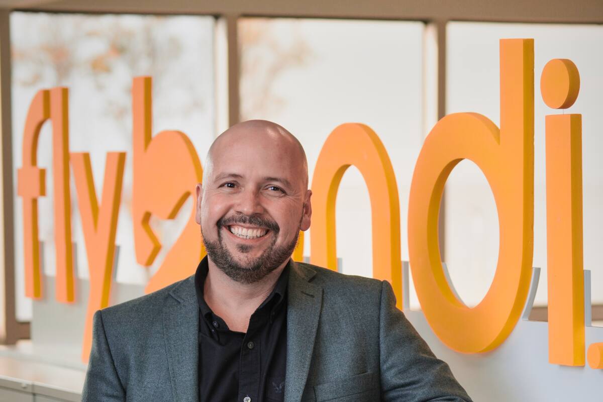 Mauricio Sana, de Flybondi, participó en el Aviation Day Argentina