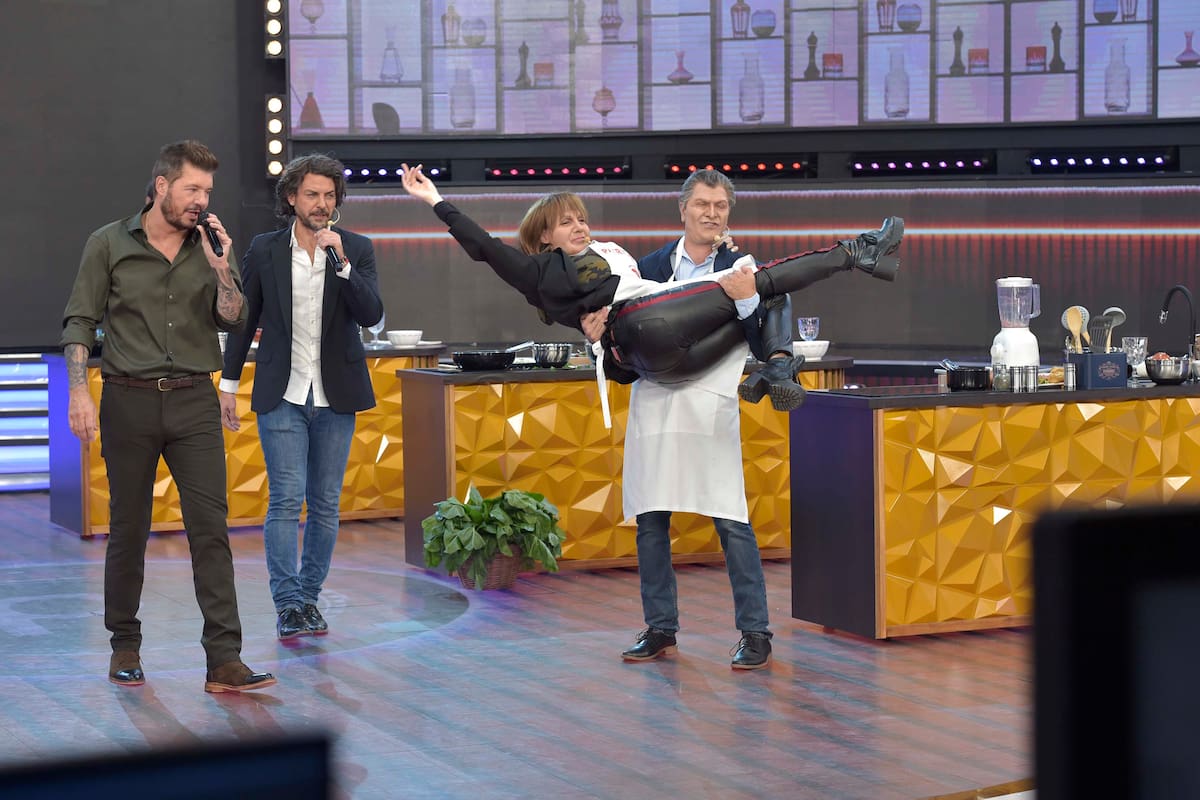 Mauricio, Santiago y Patricia en Politichef