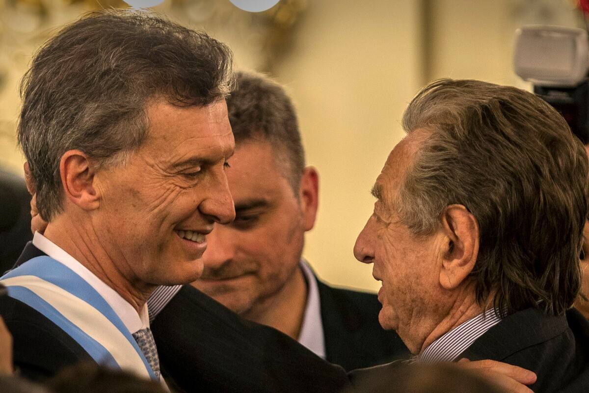 Mauricio y Franco Macri