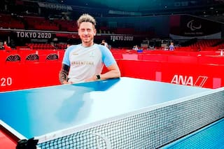 Se accidentó en moto, encontró el tenis de mesa y hoy está en sus segundos Juegos Paralímpicos