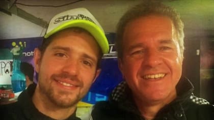 Mauro Giallombardo y su padre