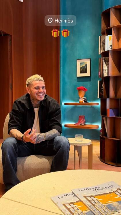 Mauro Icardi compartió imágenes de su estadía en Milán (Foto: Instagram @wanda_nara)