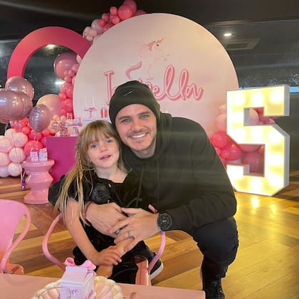 Mauro Icardi con Isabella