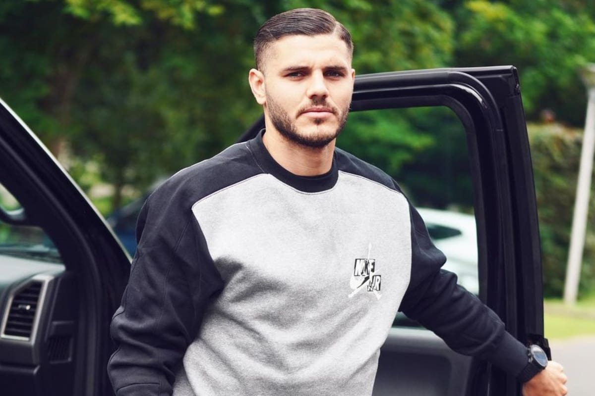 Mauro Icardi eligió un estilo gauchesco para ir al desfile de Louis Vuitton en París y fue criticado en las redes