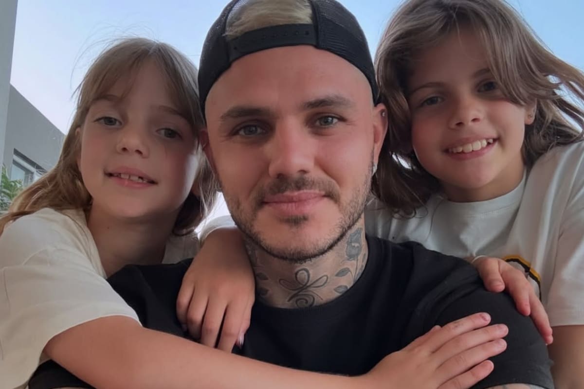Mauro Icardi enfrenta una guerra con Wanda Nara por la tenencia de sus dos hijas (Foto: Instagram/@mauroicardi)