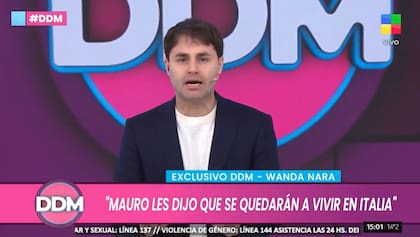 Mauro Icardi habría impedido el regreso de sus hijas a la Argentina (Foto: Captura TV)
