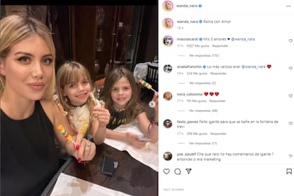 Mauro Icardi le comentó un posteo a Wanda Nara (Foto: Instagram @wanda_nara)