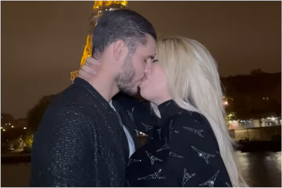 Mauro Icardi le dedicó una apasionada dedicatoria a Wanda Nara con la Torre Eiffel como testigo