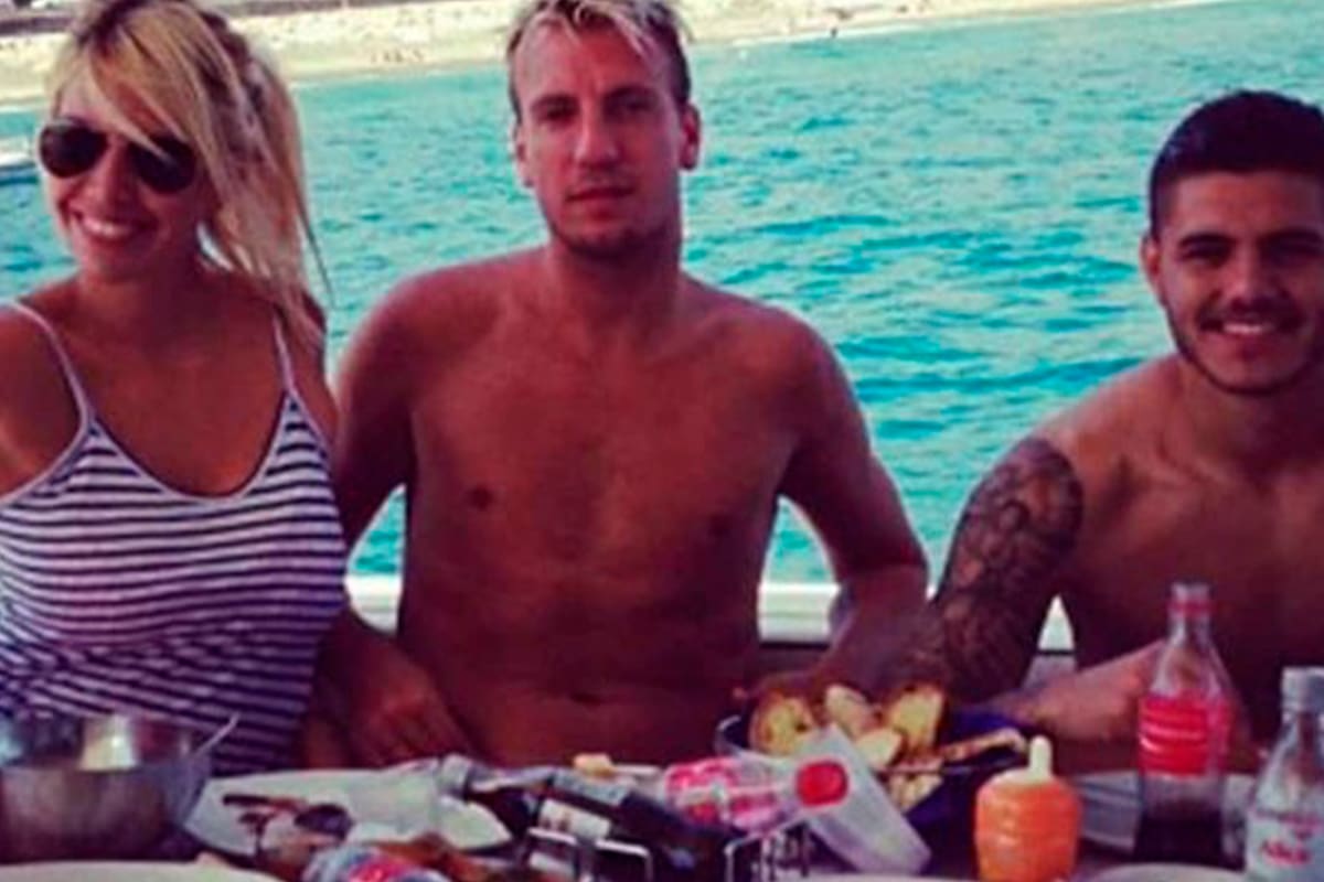 Mauro Icardi, Maxi López y Wanda Nara