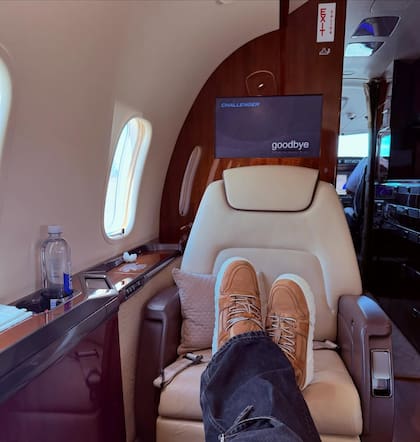Mauro Icardi mostró la comodidad con la que viajan