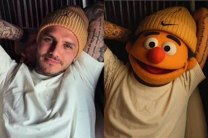 Mauro Icardi transformado por ChatGPT en un Muppet