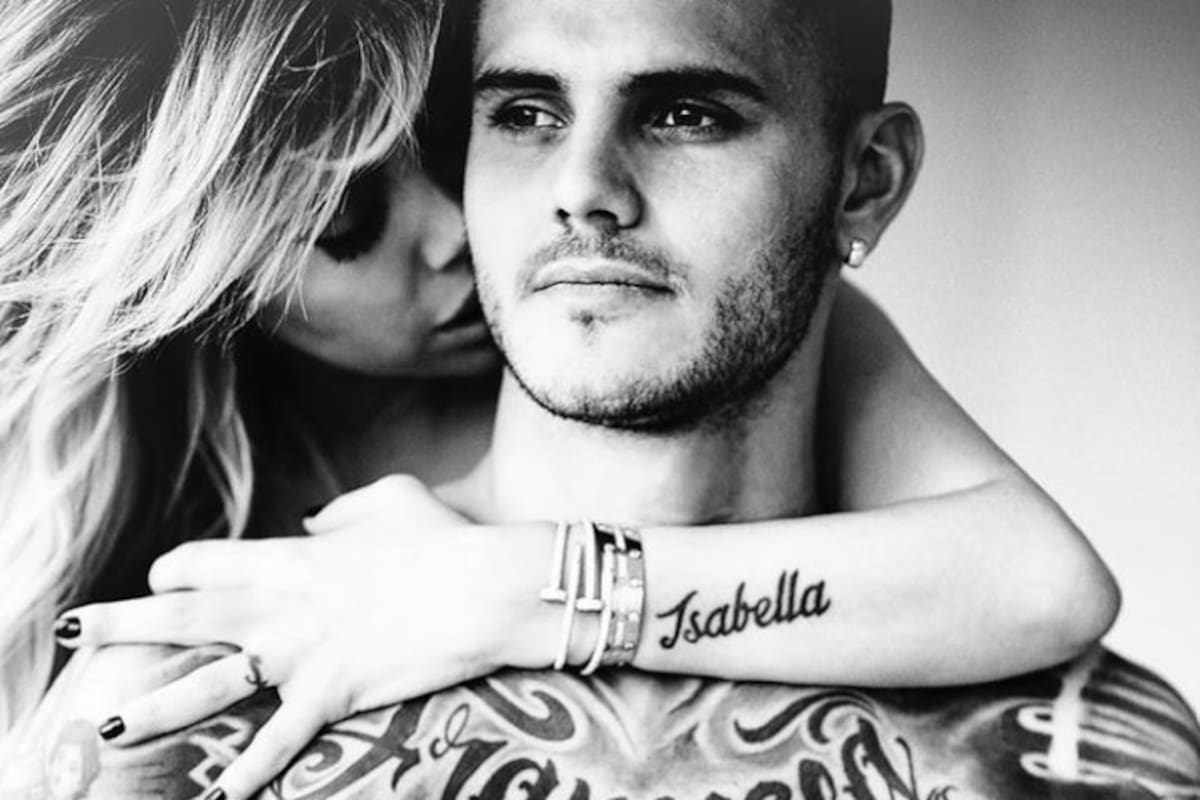 Mauro Icardi-Wanda Nara, un matrimonio que, por ahora, se mantiene pese a los escándalos.
