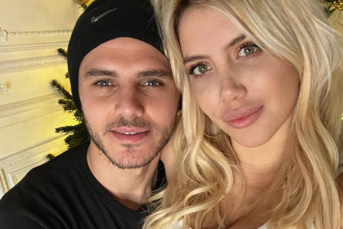 Mauro Icardi y Wanda Nara, muy enamorados (Crédito: Instagram/@mauroicardi)