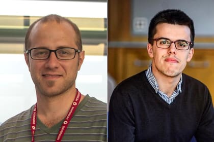 Mauro Infantino (izquierda) y Federico Tiberti (derecha), fueron los primeros en alertar sobre las demoras en la carga de datos de fallecidos por Covid-19.