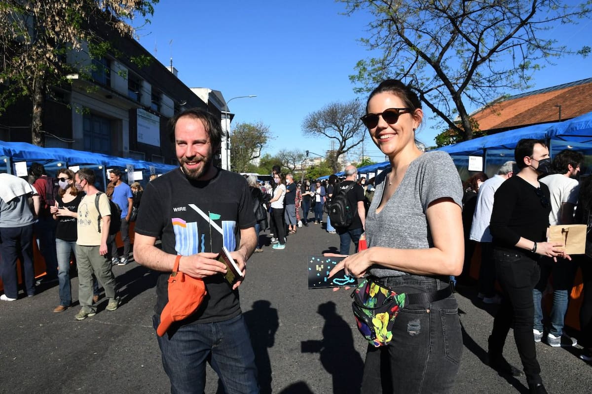 Mauro Libertella y Joana D'Alessio, editores y autores de Vinilo