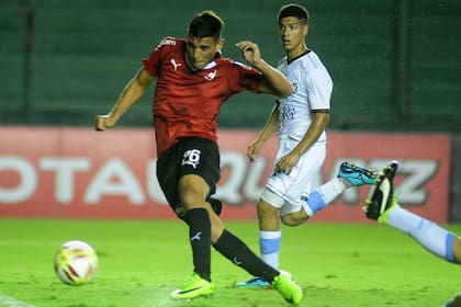 Mauro Molina, el joven delantero de Independiente, afectado de Covid-19