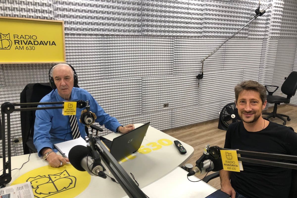 Mauro Viale, en su programa radial, en Rivadavia