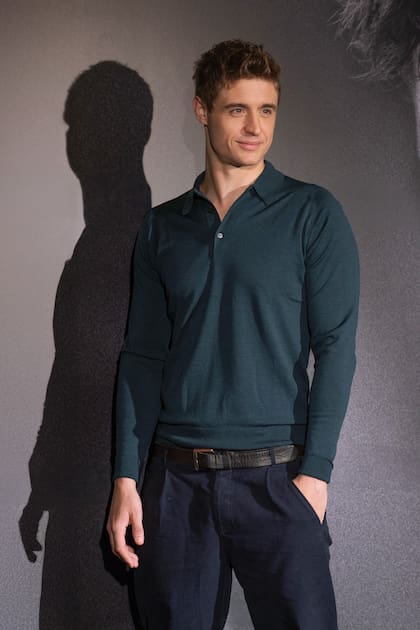 Max durante la
presentación en Madrid
de "Condor", la serie que
protagonizó en 2018