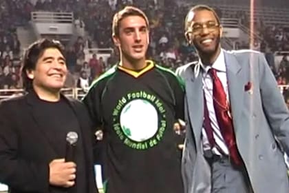Emile Maxim St. Patrick Higgins contrató a Diego Armando Maradona para conducir un realtiy televisivo World Football Idol