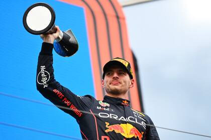 Max Verstappen, de Países Bajos, alcanzó su octava victoria en el Campeonato Mundial 2022.