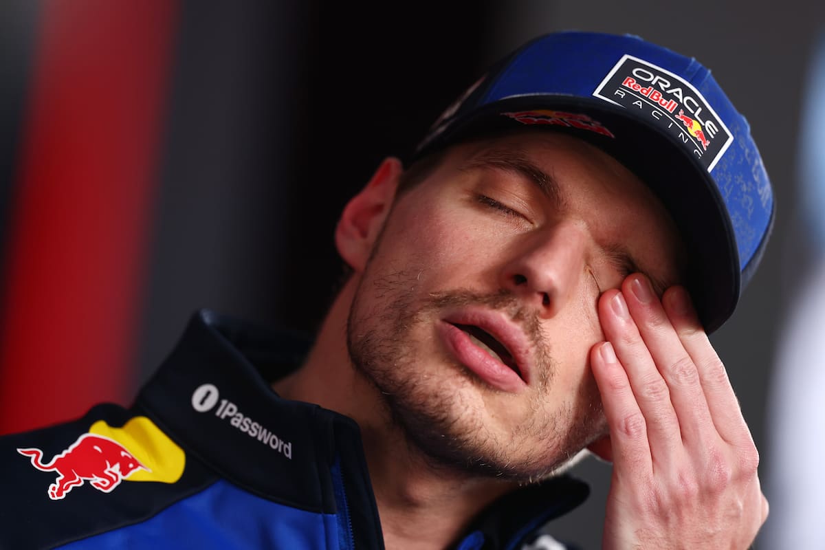 Max Verstappen está molesto con el rendimiento de su Red Bull y no lo oculta para nada públicamente