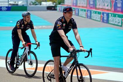 Max Verstappen, piloto de Red Bull disfruta del innovador circuito de Miami (AP Photo/Wilfredo Lee)