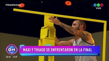 Maxi le ganó el desafío a Thiago y es el nuevo líder de la casa