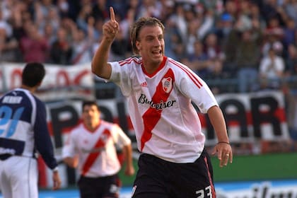 Maxi López durante su paso por River