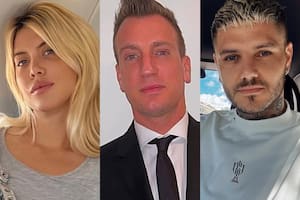 Maxi López volvió a Buenos Aires con sus tres hijos en medio de la disputa entre Wanda Nara y Mauro Icardi (Foto: Instagram @wanda_nara / @officialmaxilopez / @mauroicardi)