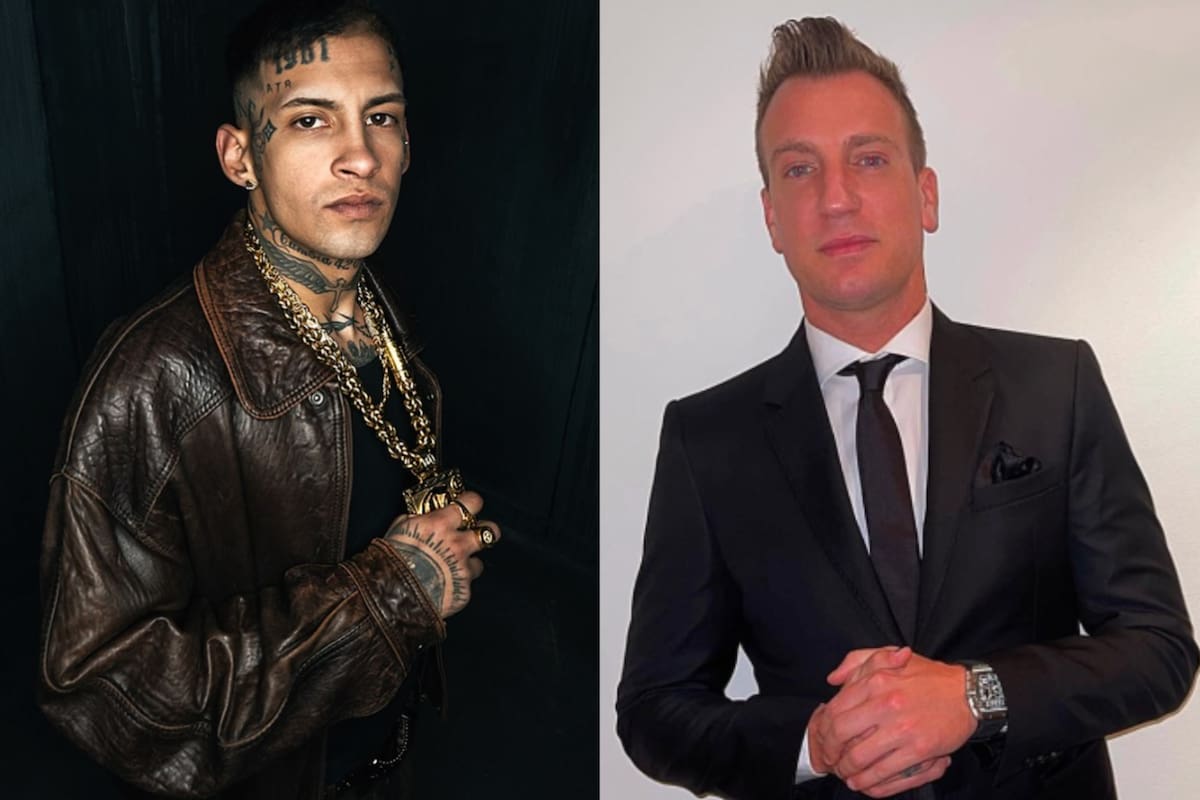 Maxi López y L-Gante se encontraron en Siuza