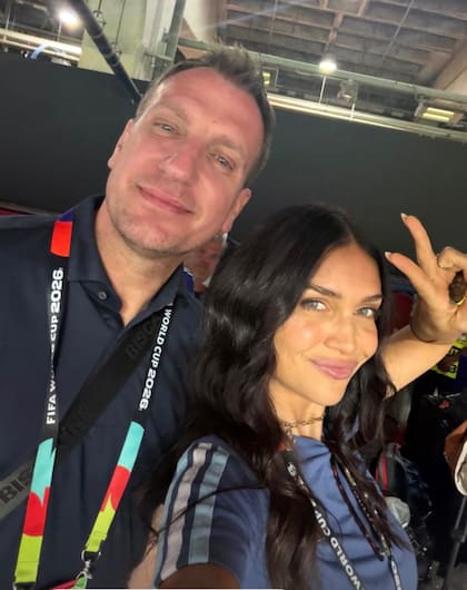 Maxi López y Zaira Nara, en Kansas
