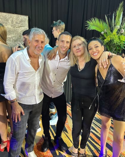 Maxi Rodríguez estuvo presente en la fiesta de Messi (Foto: Instagram @jorge.sole)