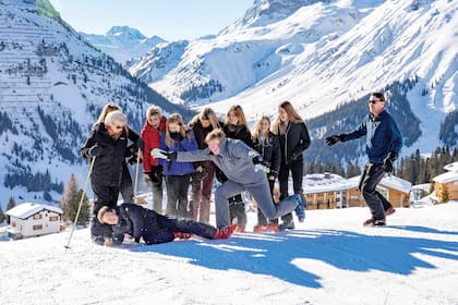 Como todos los inviernos, los Orange-Nassau posaron para la prensa internacional en Lech, el centro de esquí austríaco donde la familia real esquía desde hace sesenta años